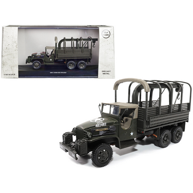 GMC CCKW353 Wrecker Tow Truck "United States Army" 1/43 Diecast Model by Militaria Die Cast