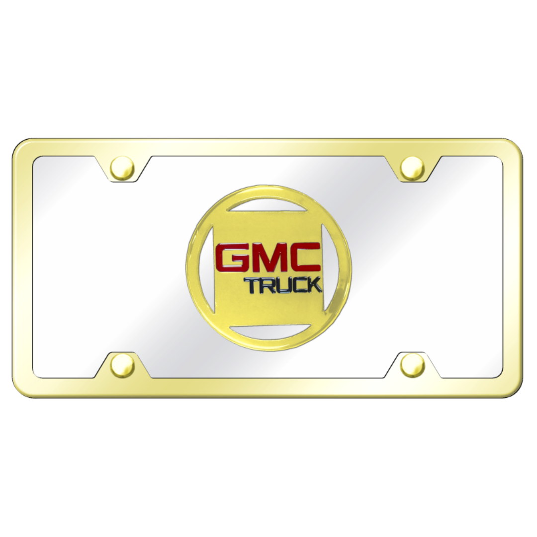 gmc-name-license-plate-chrome-on-black