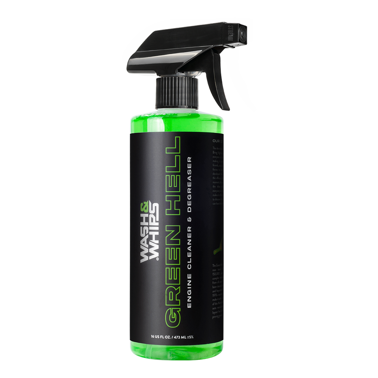 WASH&WHIPS Green Hell Engine Cleaner & Degreaser