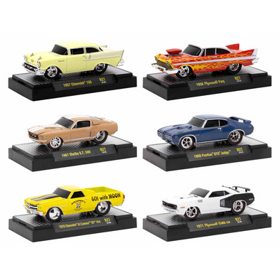 "Ground Pounders" 6 Cars Set Release 27 IN DISPLAY CASES Limited Edition 1/64 Diecast Model Cars