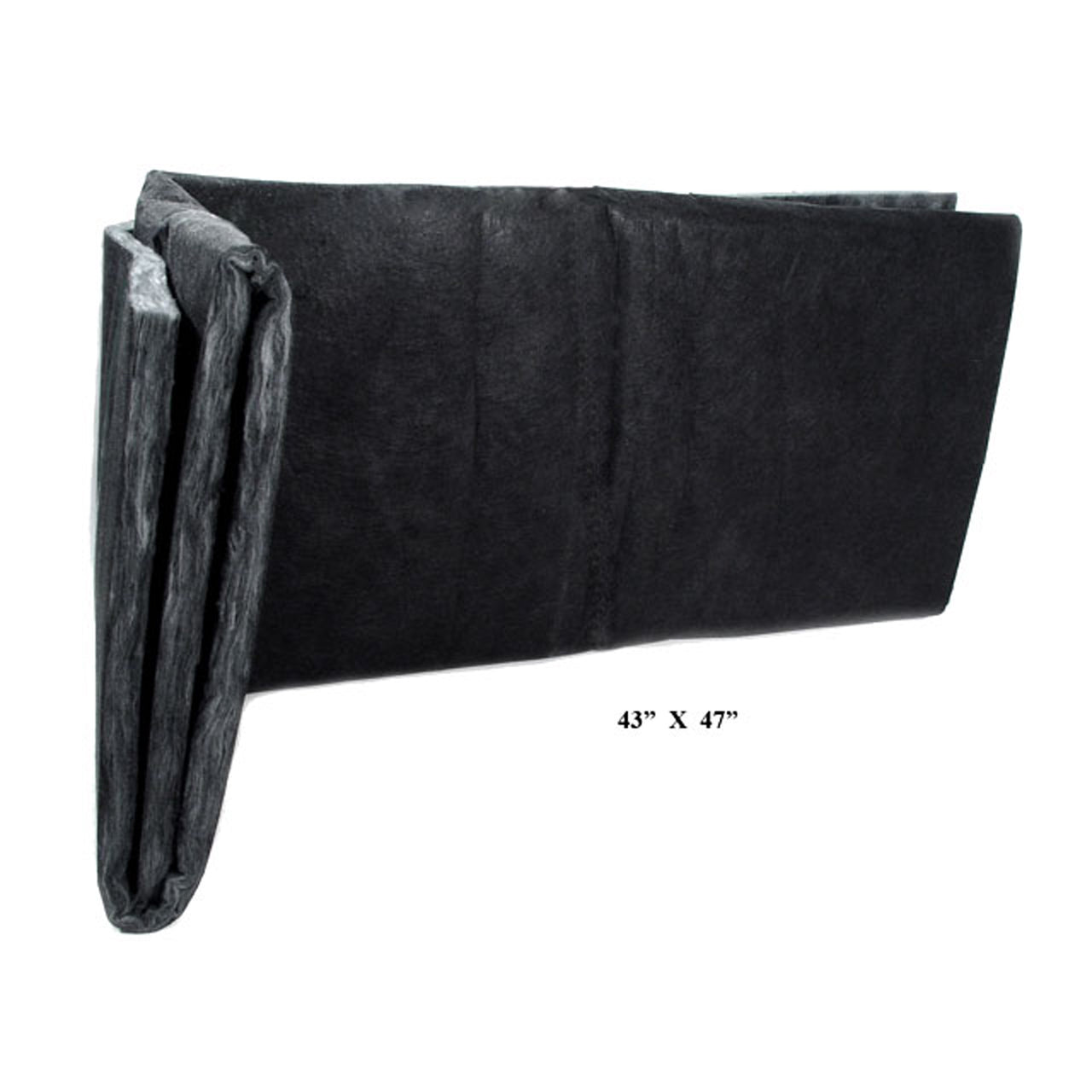 Hi 1 Hood Insulation Made Of High-Quality Black Fiberglass