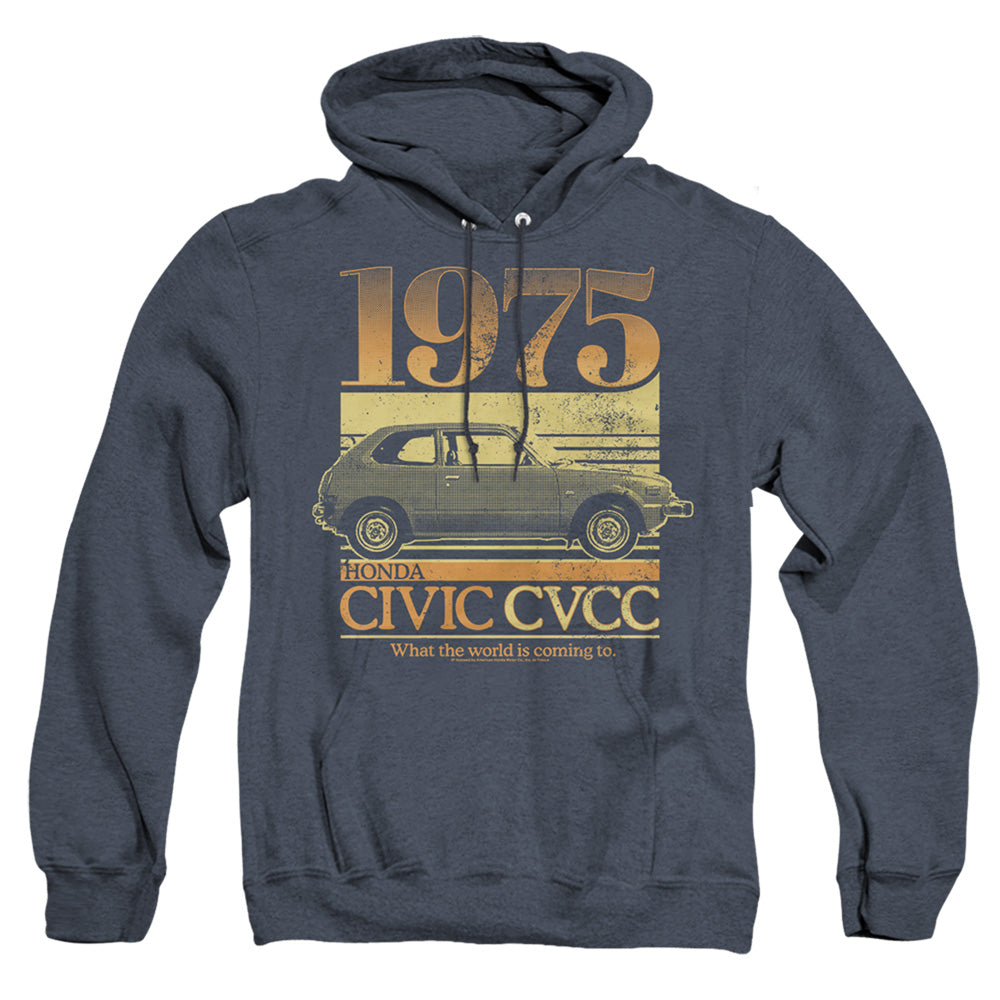 Honda Civic, What The World Is Coming To-Adult Pullover Hoodie-Navy