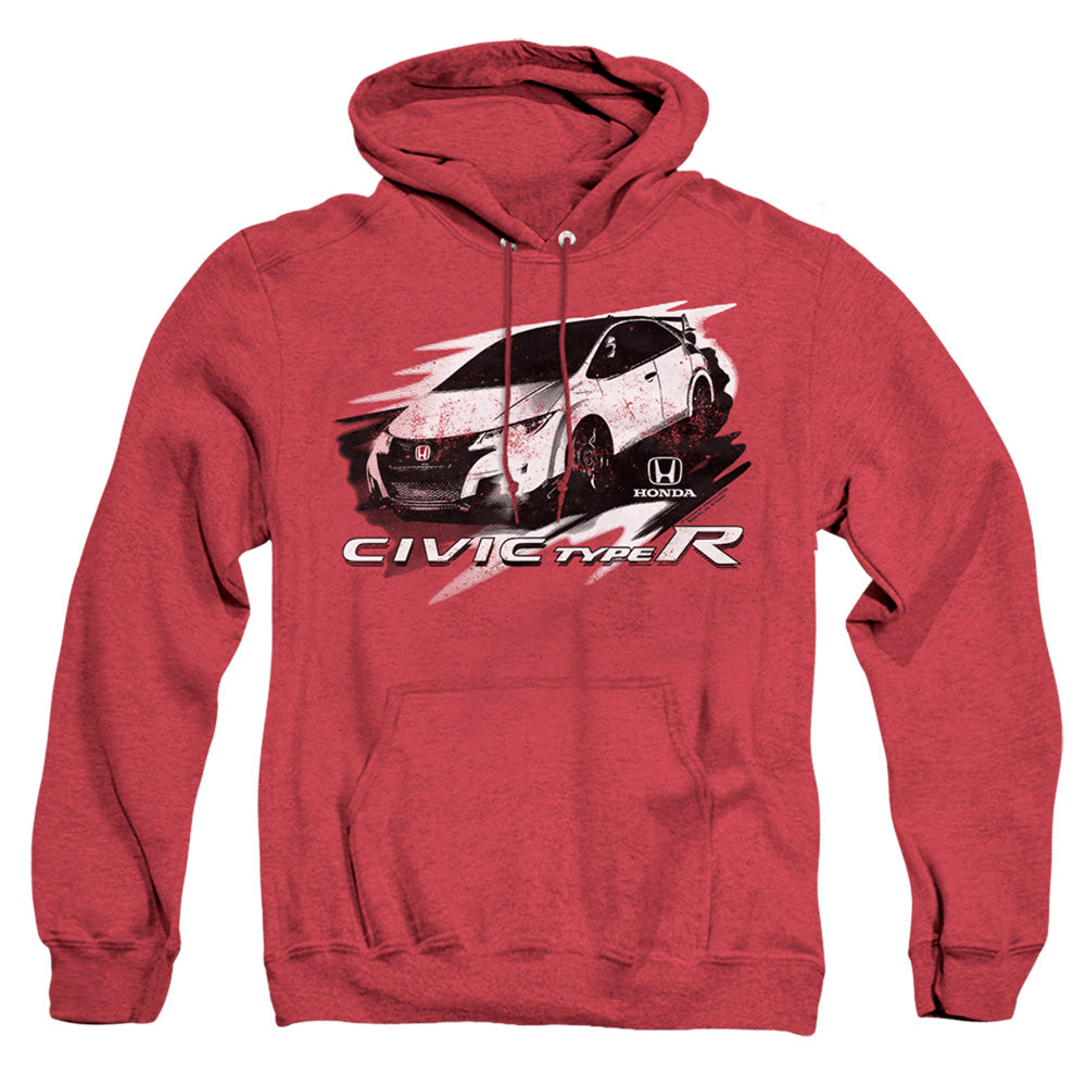Honda Civic Typer Street-Adult Pullover Hoodie-Red