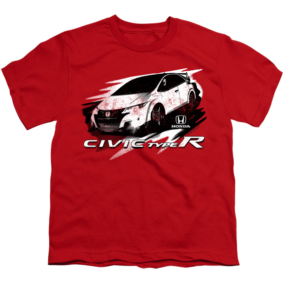 Honda Civic Typer Street-Youth Short Sleeve-Red