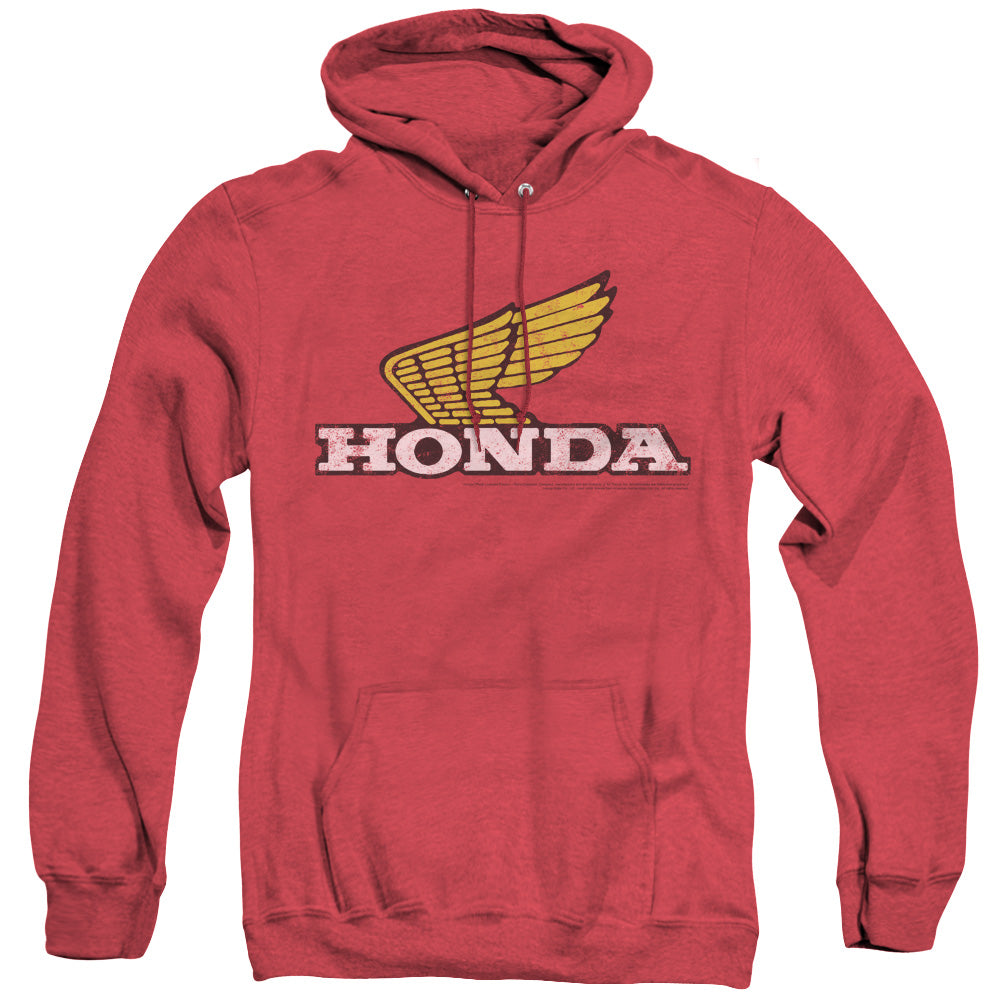 Honda/Yellow Wing Logo-Adult Pullover Hoodie