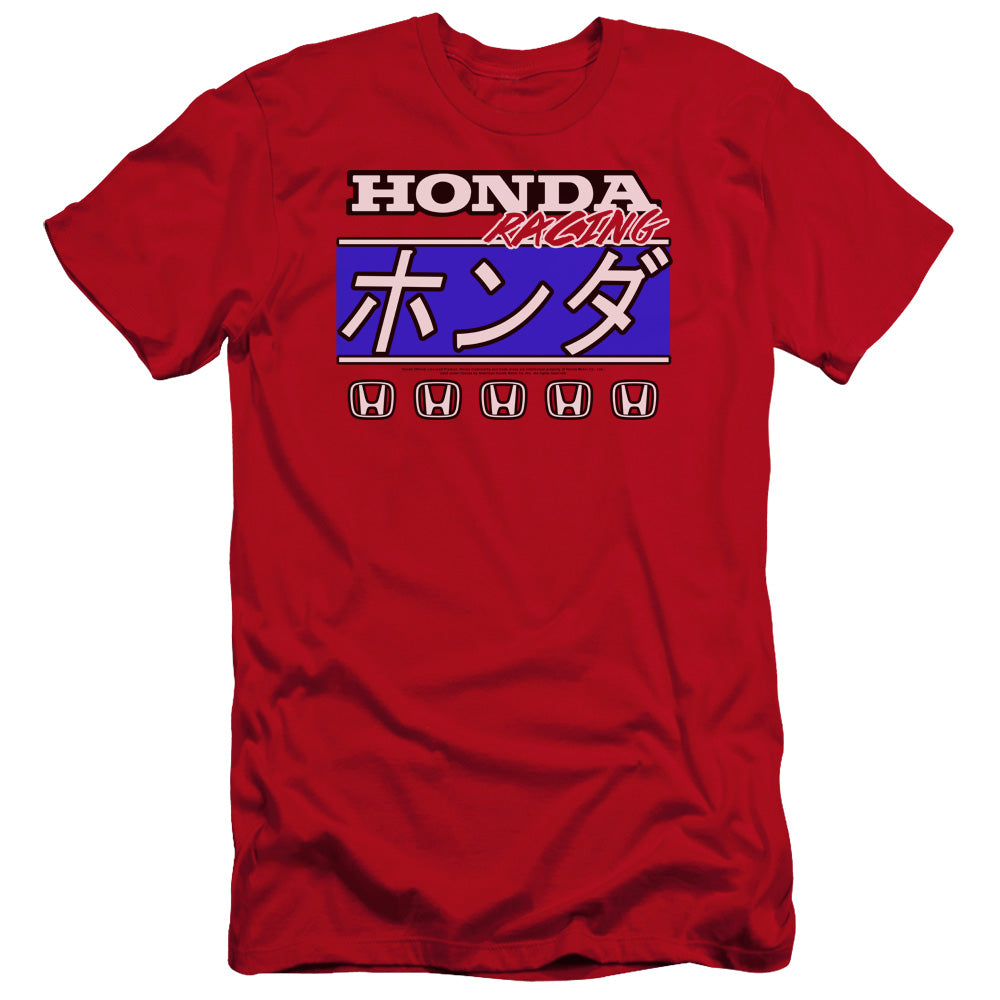 Honda Kanji Racing-Premium Canvas Adult Slim Fit 30/1-Red