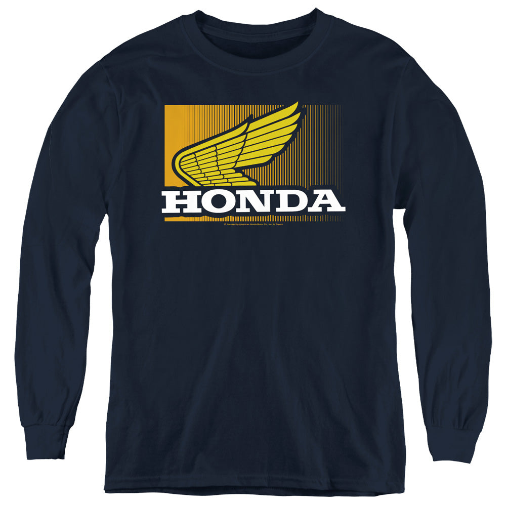 Honda/Wing Gradient-L/S Youth-Navy