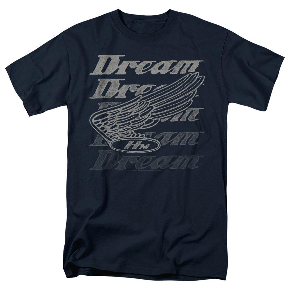 Honda/Motorcycles Dreamer-Adult Regular Fit Short Sleeve-Navy