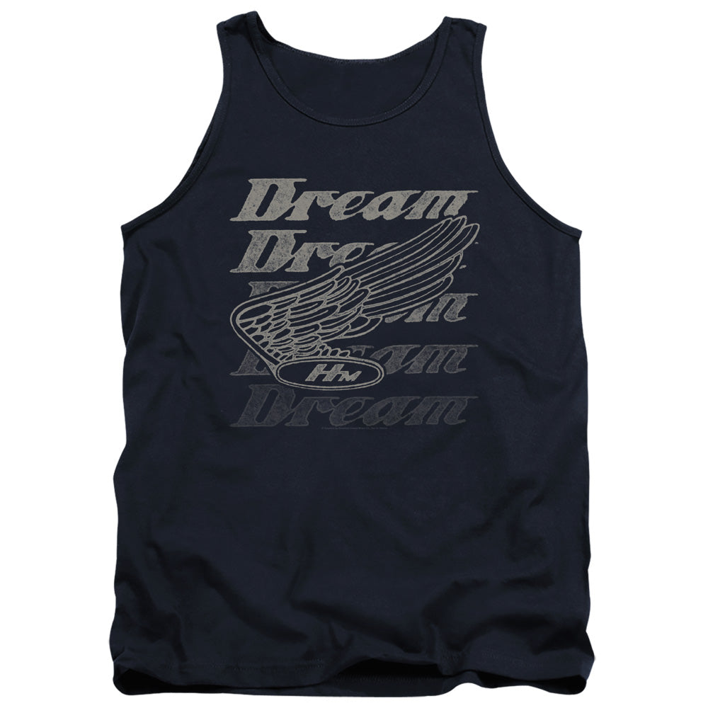 Honda/Motorcycles Dreamer-Adult Tank Top-Navy