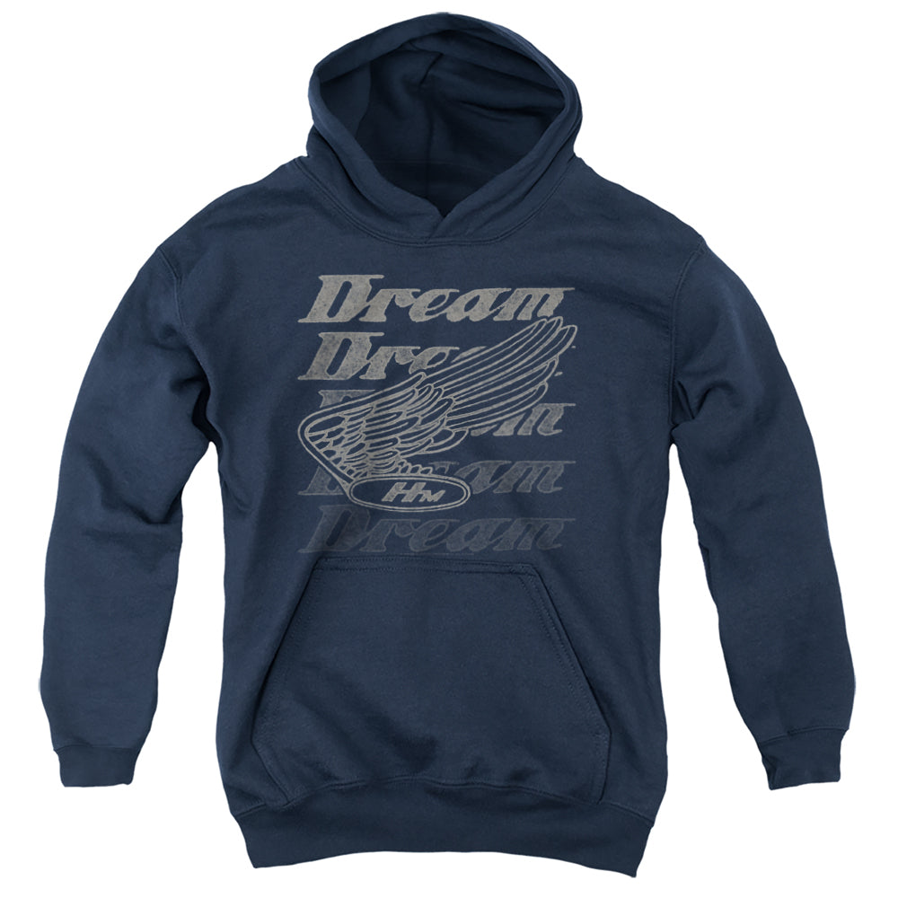 Honda Motorcycles Dreamer-Youth Hooded Sweatshirt-Navy