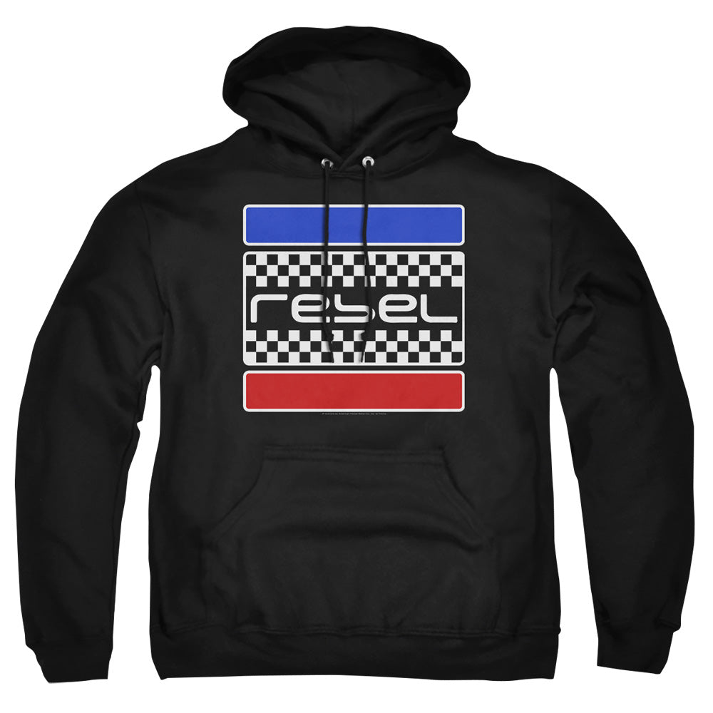 Honda Rebel Checkers-Adult Pullover Hoodie-Black