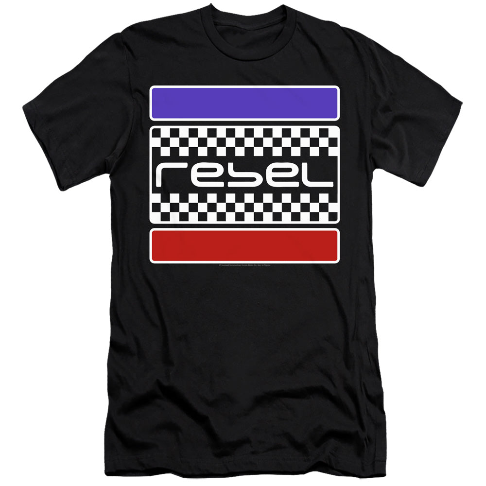 Honda Rebel Checkers-Premium Canvas Adult Slim Fit 30/1-Black
