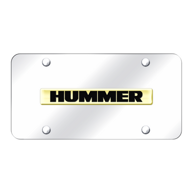 hummer-script-license-plate-gold-on-mirrored