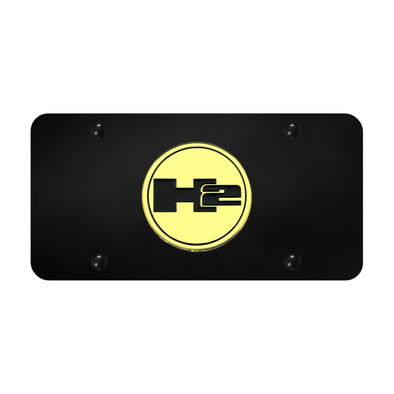 hummer-h2-license-plate-gold-on-black