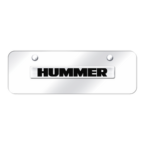 hummer-script-mini-plate-chrome-on-mirrored