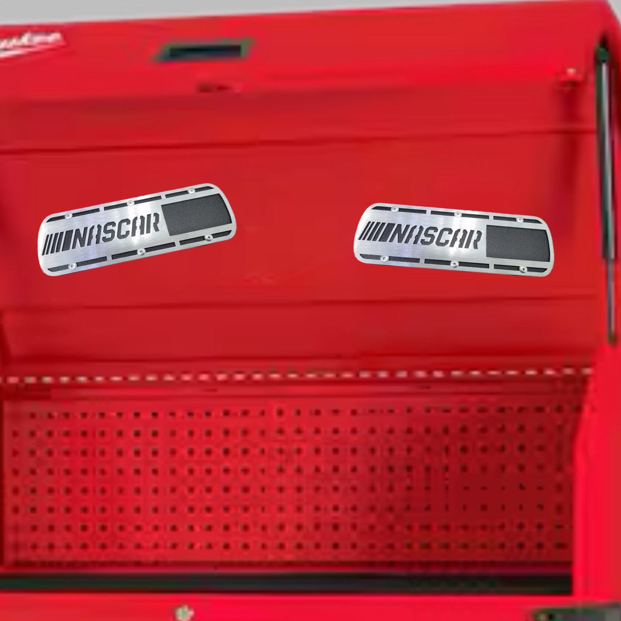 Nascar Signable Valve Cover Magnet and Diecast Display