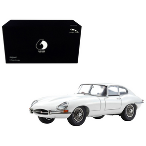 Jaguar E-Type Coupe RHD (Right Hand Drive) White "E-Type 60th Anniversary" (1961-2021) 1/18 Diecast Model Car by Kyosho
