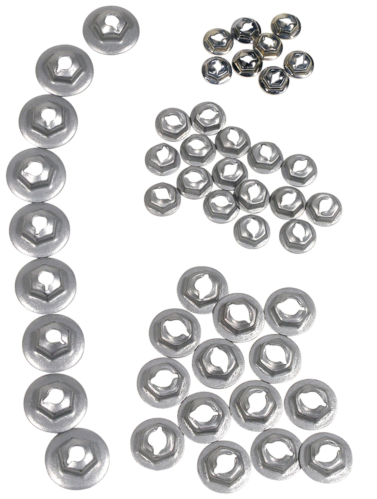 1966-1966 Corvette Emblem Speednut Kit 47 Piece - CA-K1014-Corvette-Store-Online