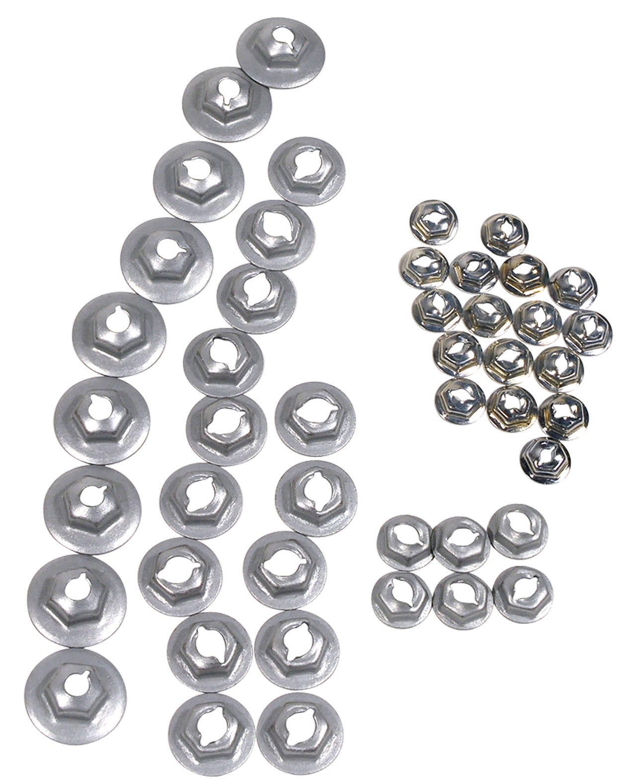 1967-1967 Corvette Emblem Speednut Kit 46 Piece - CA-K1015-Corvette-Store-Online
