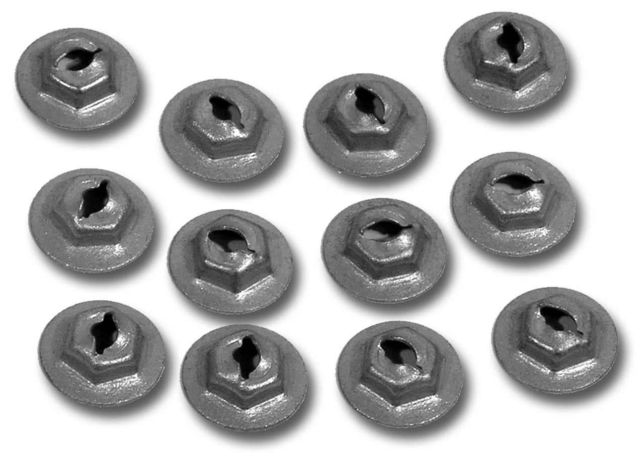 1967-1972 Corvette Hood Number Speednuts. 12 Piece Set - CA-K1029-Corvette-Store-Online
