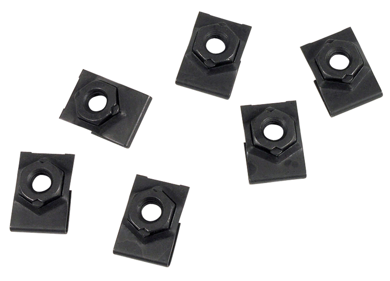1965-1965 Corvette Fan Shroud U-Nuts. 396 - 6 Piece Set - CA-K1039-Corvette-Store-Online