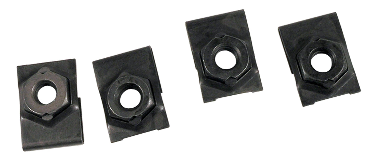 1966-1967 Corvette Fan Shroud U-Nuts. 4 Piece Set - CA-K1040-Corvette-Store-Online