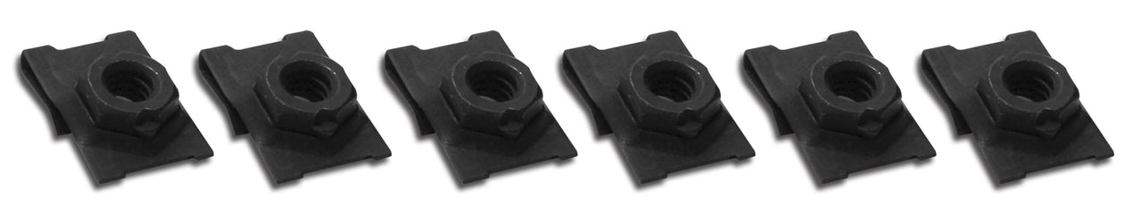 1963-1967 Corvette Glove Box Frame U-Nuts. 6 Piece Set - CA-K1042-Corvette-Store-Online