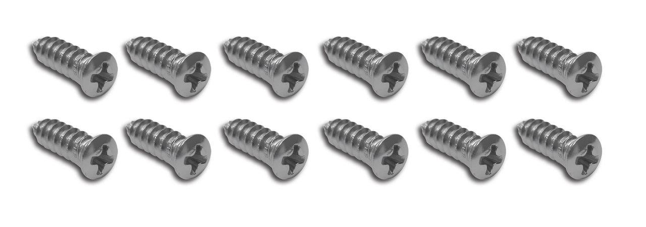 1965-1967 Corvette Sill Plate Screw Set. 12 Piece - CA-K1071-Corvette-Store-Online