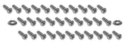 1963-1963 Corvette Coupe Rear Window Trim Screw Set. 34 Piece - CA-K1080-Corvette-Store-Online