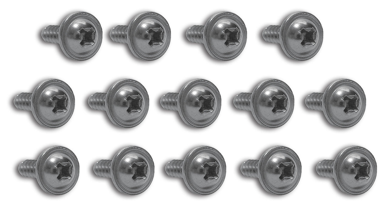 1963-1964 Corvette Kick Panel Screws. 14 Piece Set - CA-K1090-Corvette-Store-Online