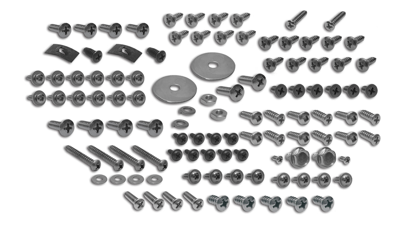 1967-1967 Corvette Interior Screw Kit Convertible - CA-K1102-Corvette-Store-Online