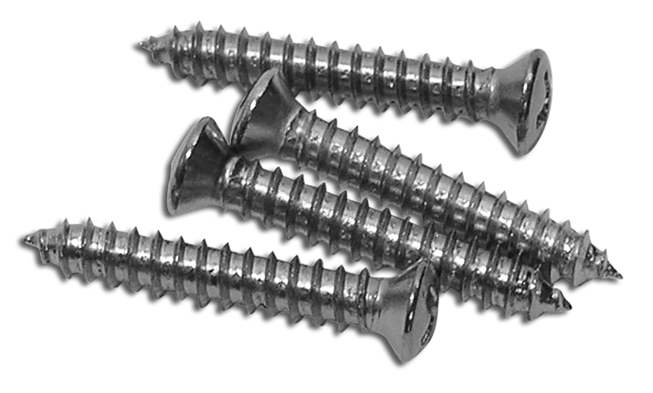 1968-1982 Corvette Sport Mirror Door Escutcheon Screws. 4 Piece - CA-K1129-Corvette-Store-Online
