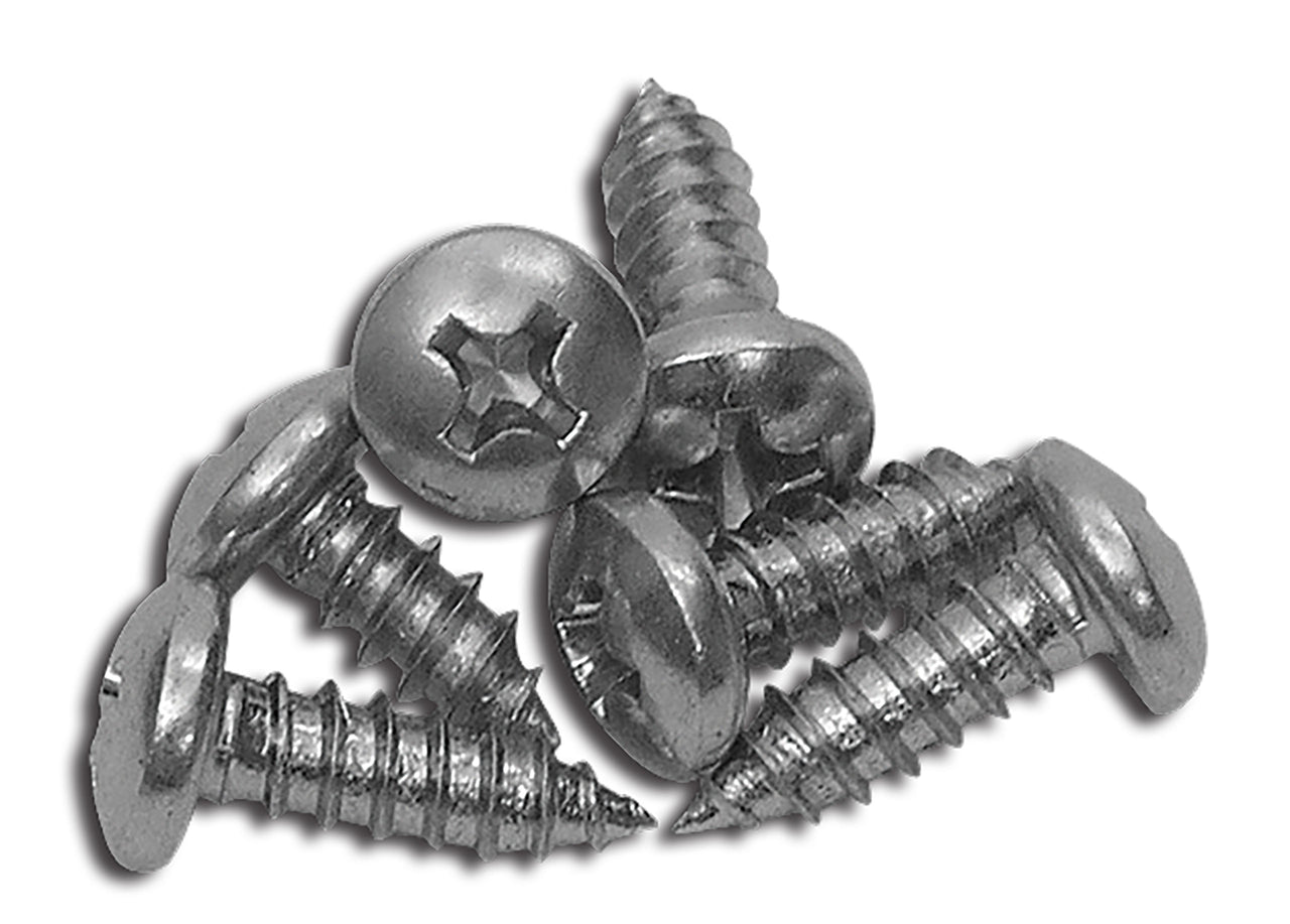 1969-1982 Corvette Outer Door Window Trim Mold Screws. 6 Piece - CA-K1145-Corvette-Store-Online