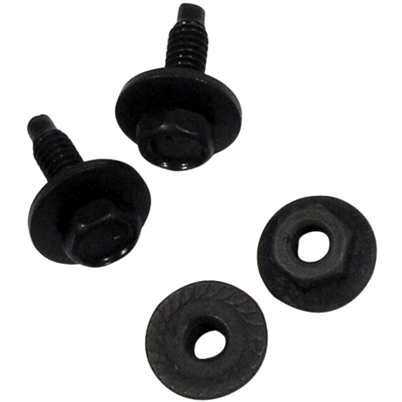 1963-1967 Corvette Filler Panel End Bolts & Nuts. 4 Piece Set - CA-K1150-Corvette-Store-Online
