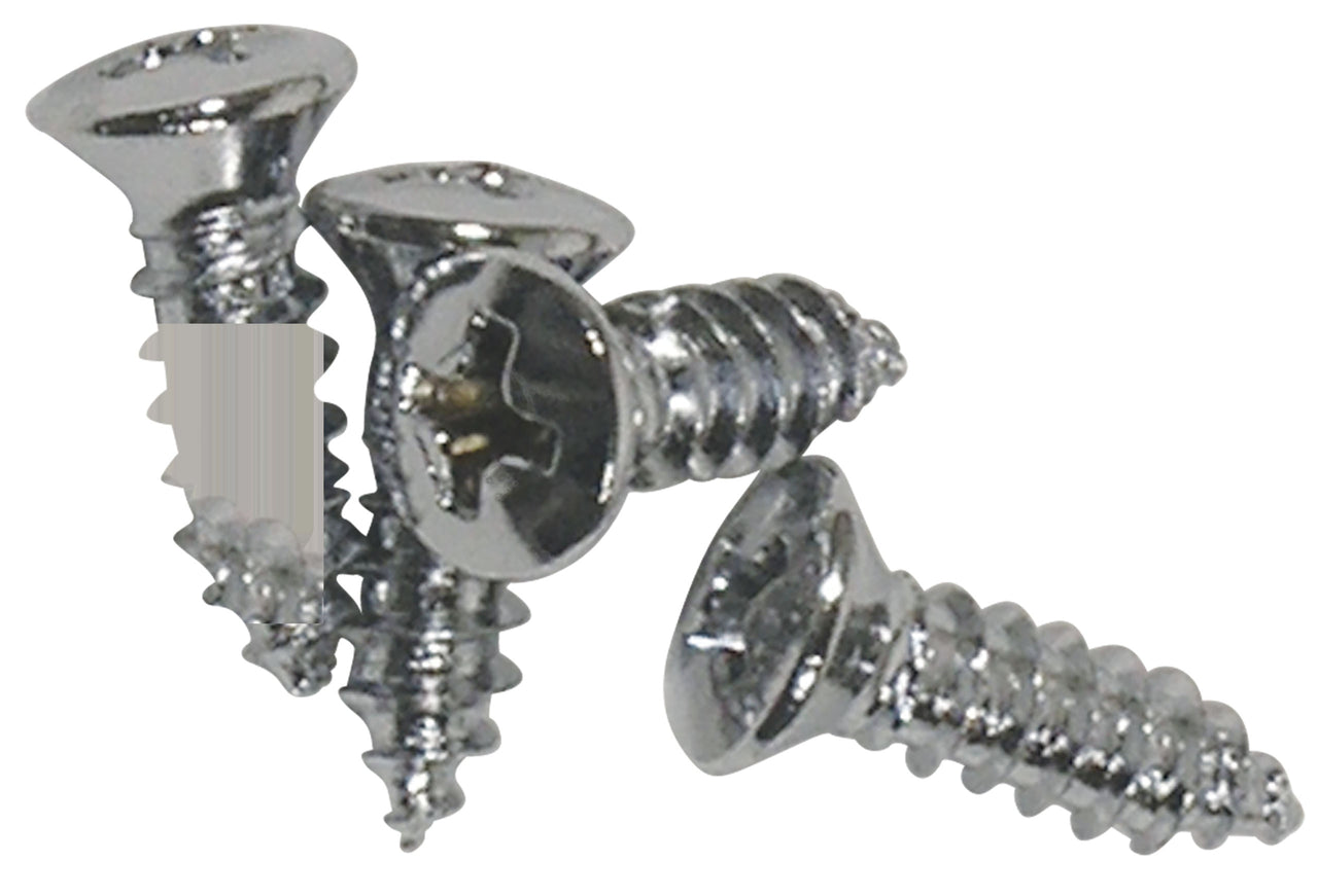 1963-1967 Corvette Gas Lid Door Bezel Screws. 4 Piece Set - CA-K1206-Corvette-Store-Online