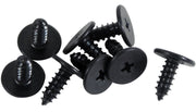 1963-1967 Corvette Weatherstrip Fastener Kit. Coupe Body Hinge Pillar - 8 Piece - CA-K1227-Corvette-Store-Online