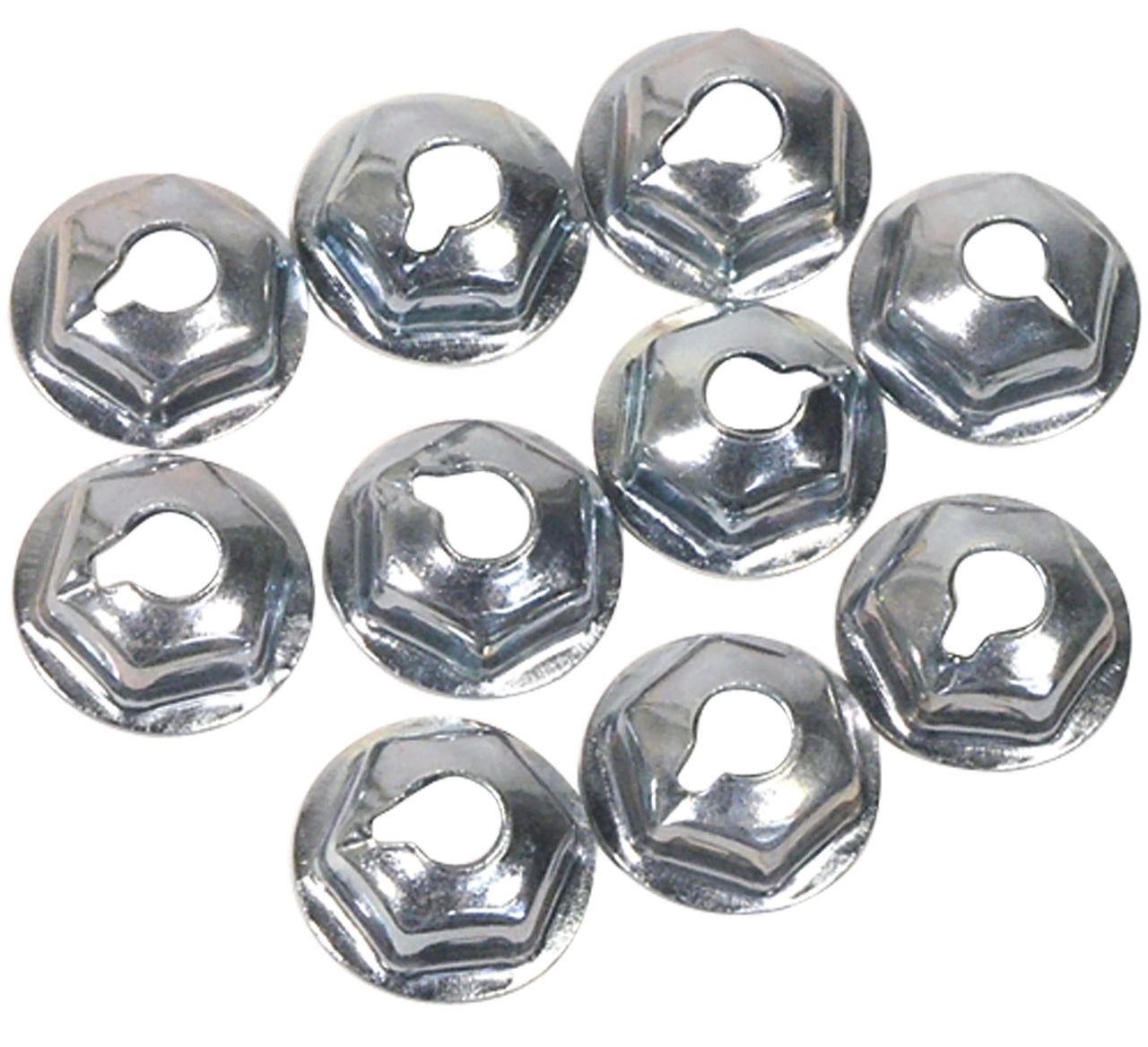 1967-1976 Corvette Park Brake Slide Retainer Nuts. 10 Piece - CA-K1235-Corvette-Store-Online