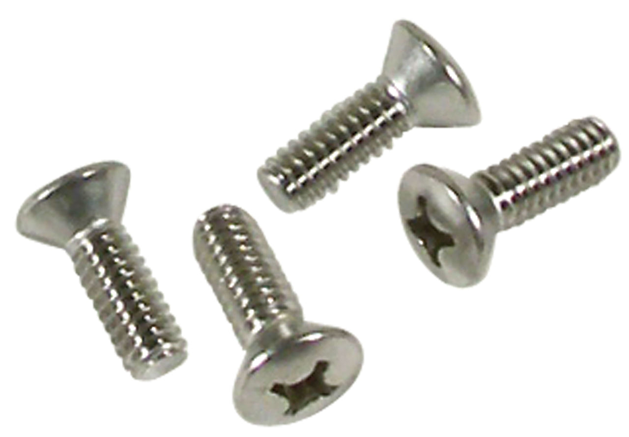 1967-1967 Corvette Seat Bottom Catch Screws. 4 Piece Set - CA-K1324-Corvette-Store-Online