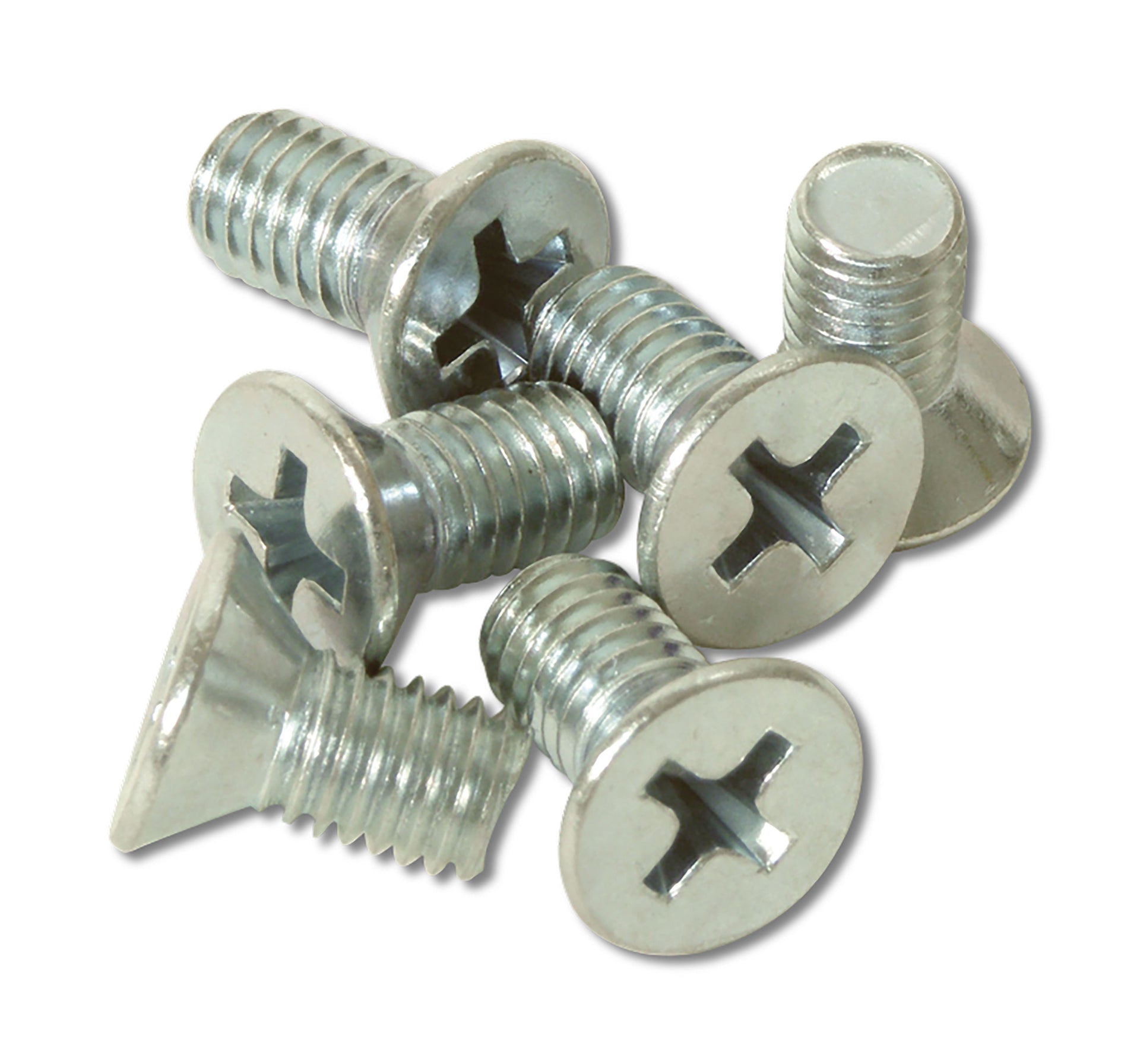 1956-1962 Corvette Door Lock Pivot Plate Screws. 6 Piece - CA-K1328-Corvette-Store-Online