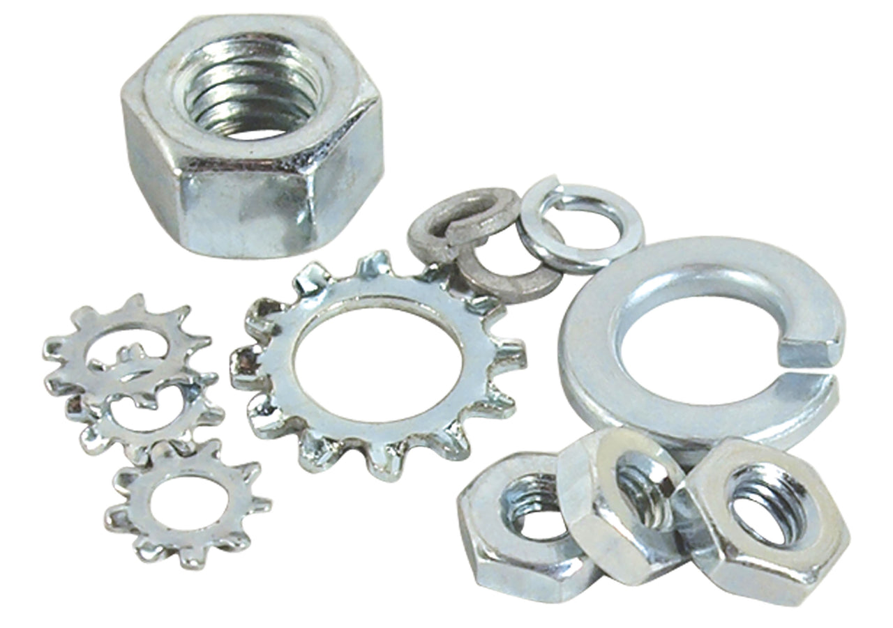 1956-1967 Corvette Starter Solenoid Terminal Nut & Lockwasher Set. - CA-K1333-Corvette-Store-Online
