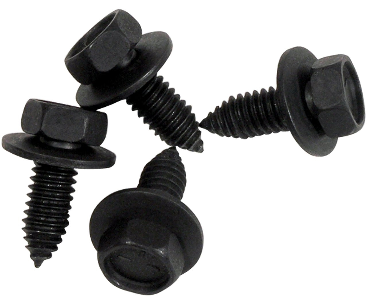1963-1982 Corvette Shock Mount Screws. Front Lower 4 Piece - CA-K1412-Corvette-Store-Online