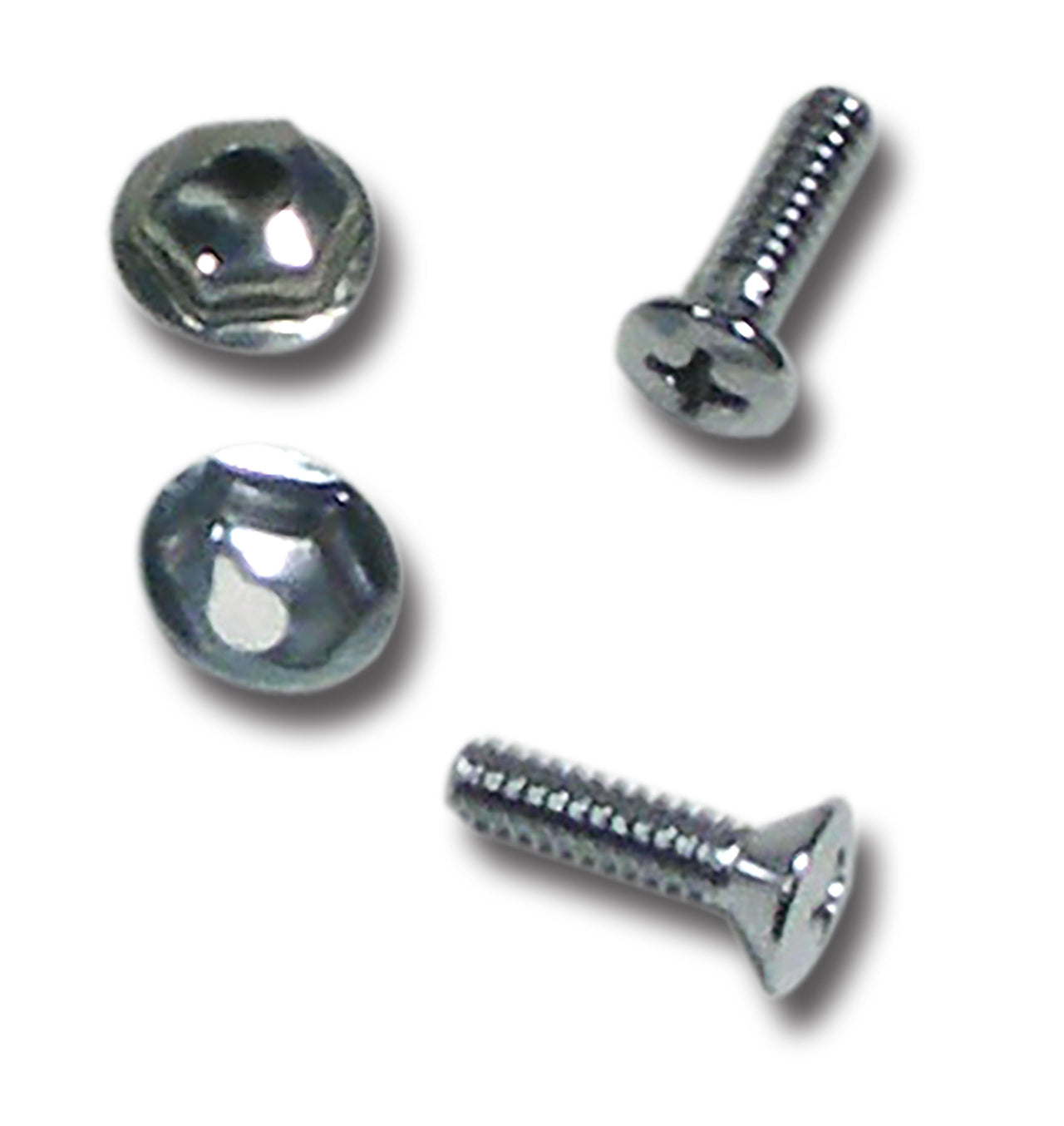 1965-1966 Corvette Power Antenna Switch Screws & Nuts. 4 Piece - CA-K1444-Corvette-Store-Online