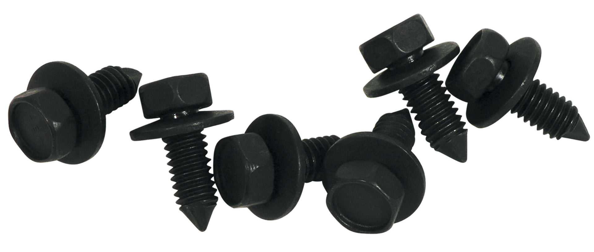 1963-1967 Corvette Female Hood Latch Bolt Set. 6 Piece - CA-K1467-Corvette-Store-Online