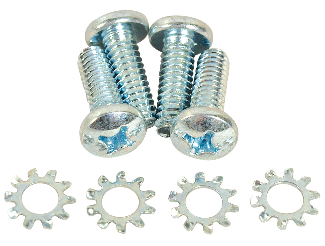 1969-1972 Corvette Rear Window Lock Mounting Screws 8pc - CA-K1517-Corvette-Store-Online