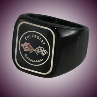 c1-color-emblem-black-stainless-signet-ring-classic-auto-store-online