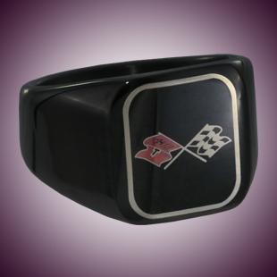c3-color-emblem-black-stainless-signet-ring-classic-auto-store-online