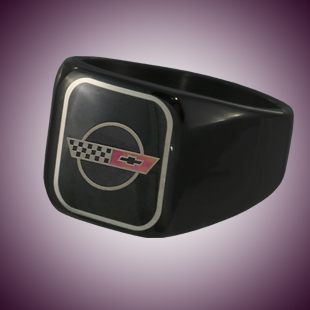 c4-color-emblem-black-stainless-signet-ring-classic-auto-store-online