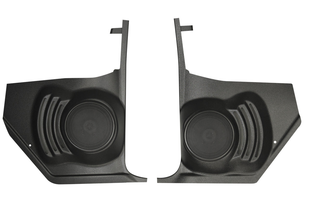 1964-1966 Chevrolet Chevelle kickpanel with Kenwood speakers, Custom Autosound KCHV-64-66