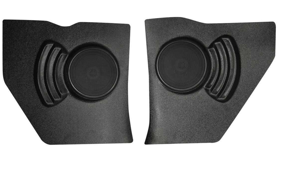 1961-1962 Chevrolet Impala kickpanel with Kenwood speakers, Custom Autosound KCIM-61-62