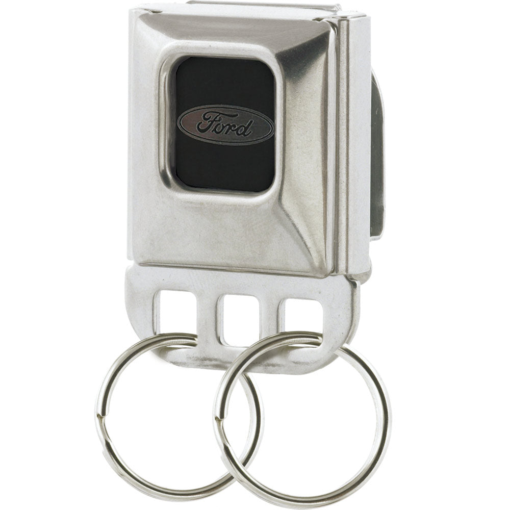 Ford Emblem Black & Silver Keyholder